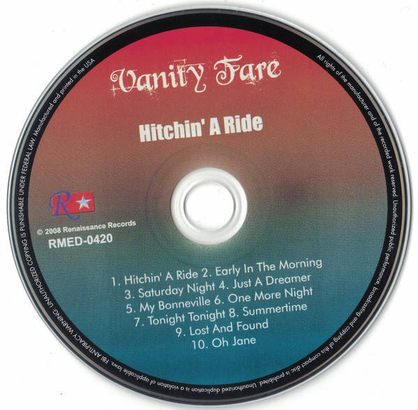 Vanity Fare Hitchin' A Ride Vinyl Records and CDs For Sale MusicStack