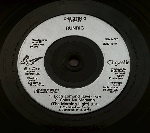 Runrig Hearthammer Vinyl Records and CDs For Sale | MusicStack