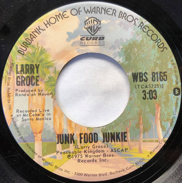 Larry Groce Junk_food_junkie Vinyl Records and CDs For Sale MusicStack