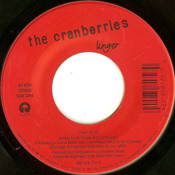 Cranberries Linger Vinyl Records And Cds For Sale Musicstack Cranberries Linger Vinyl Records And Cds For Sale Musicstack