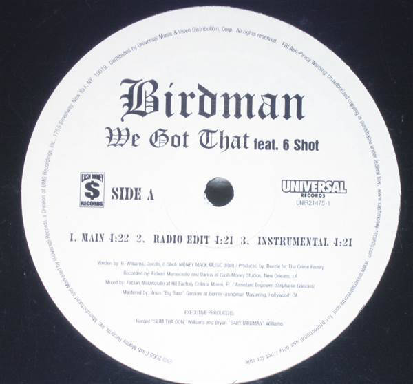 Birdman Vinyl Records and CDs For Sale MusicStack