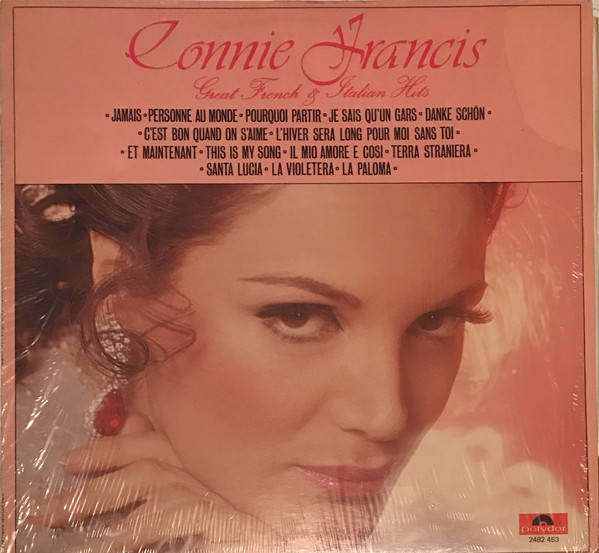 Connie Francis Greatest Hits Vinyl Records and CDs For