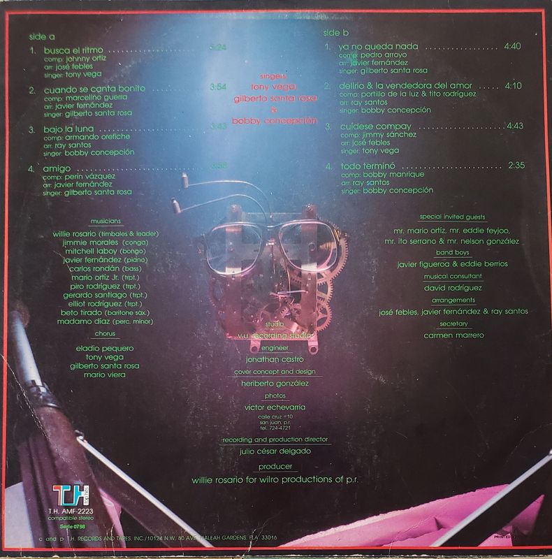 Willie Rosario - The Salsa Machine (LP) For Sale