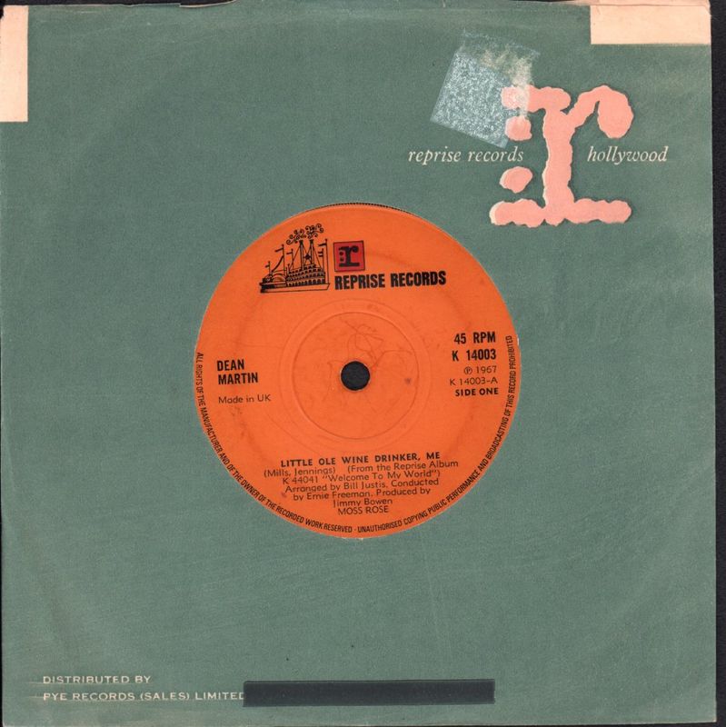 Dean Martin Little Ole Wine Drinker Me