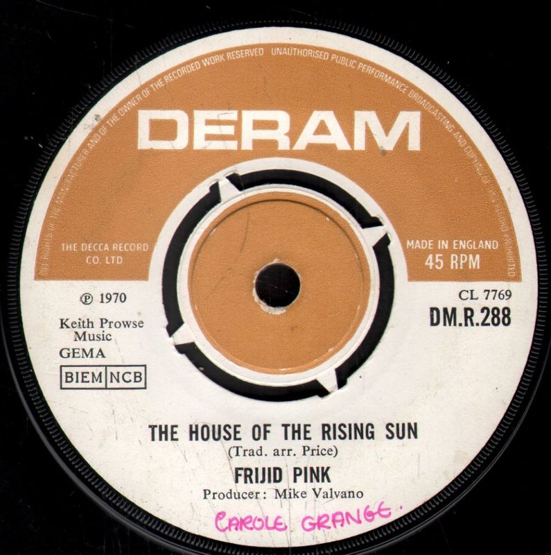 Frijid Pink House Of The Rising Sun