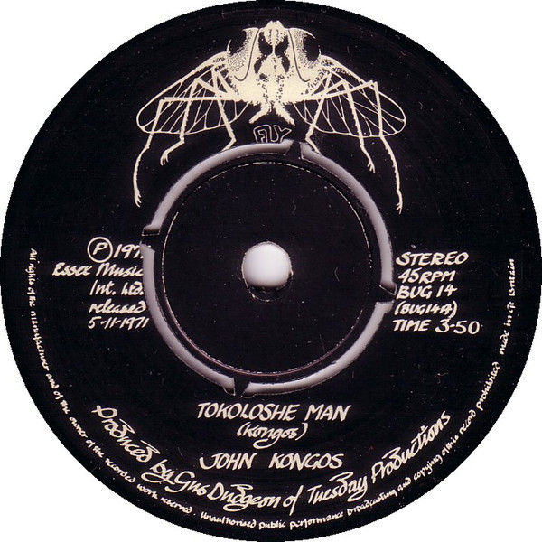 John Kongos Tokoloshe Man Vinyl Records and CDs For Sale MusicStack