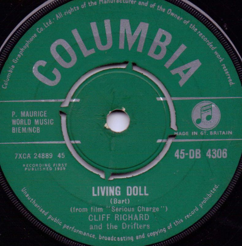 Cliff Richard Living Doll Vinyl Records and CDs For Sale MusicStack