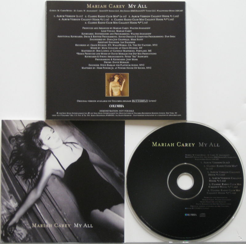 Mariah Carey My All Vinyl Records and CDs For Sale