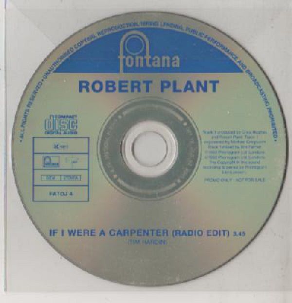 Robert Plant If I Were A Carpenter Vinyl Records and CDs