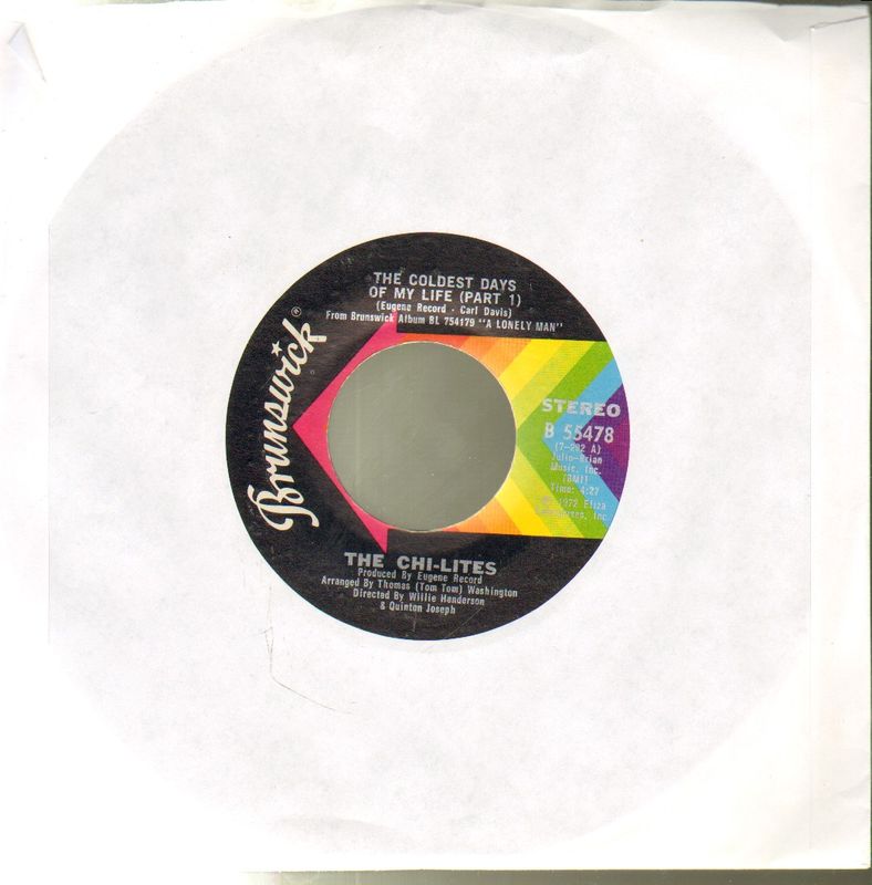 Chilites The Coldest Days Of My Life Vinyl Records and