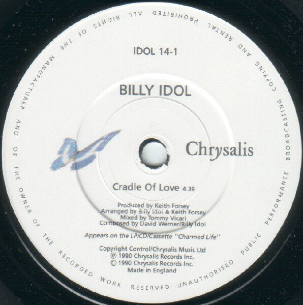 Billy Idol Cradle Of Love Vinyl Records and CDs For Sale MusicStack