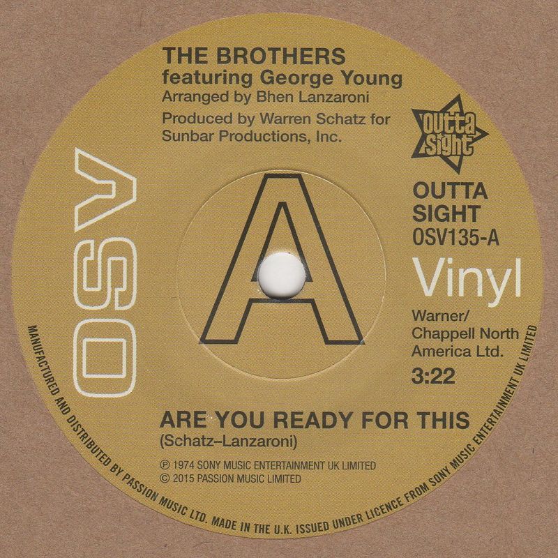 The BrothersAre You Ready For This (R.C.A.) YouTube