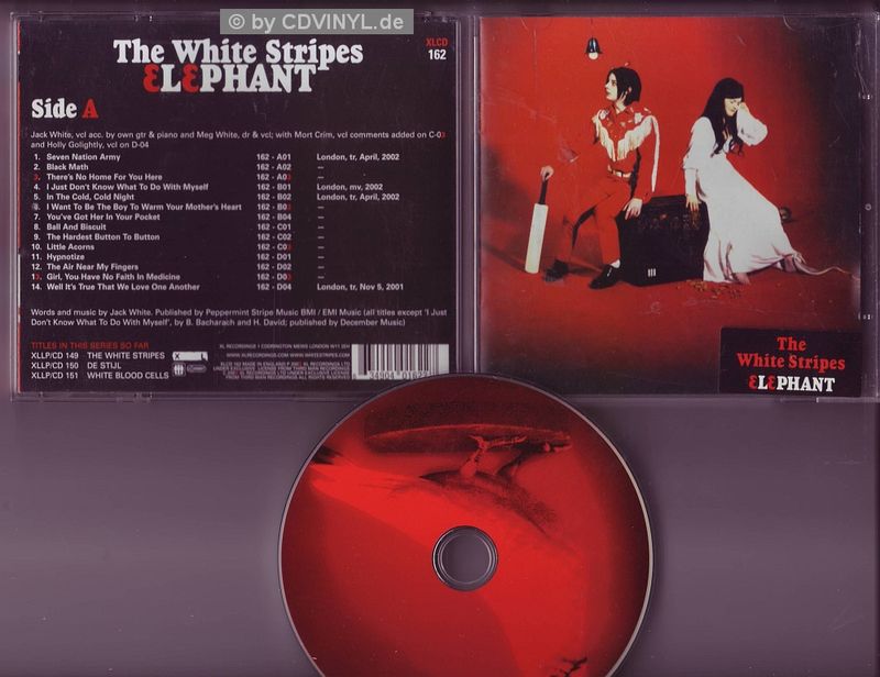 White Stripes Elephant Vinyl Records and CDs For Sale MusicStack