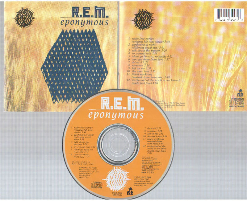 R.e.m. Eponymous Vinyl Records and CDs For Sale MusicStack