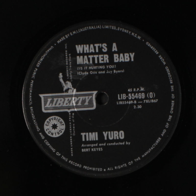 Timi Yuro What's The Matter Baby Vinyl Records and CDs For Sale MusicStack