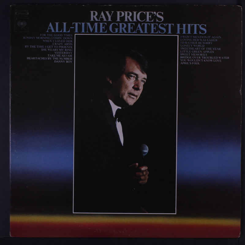 Ray Price Alltime Greatest Hits Vinyl Records and CDs For Sale