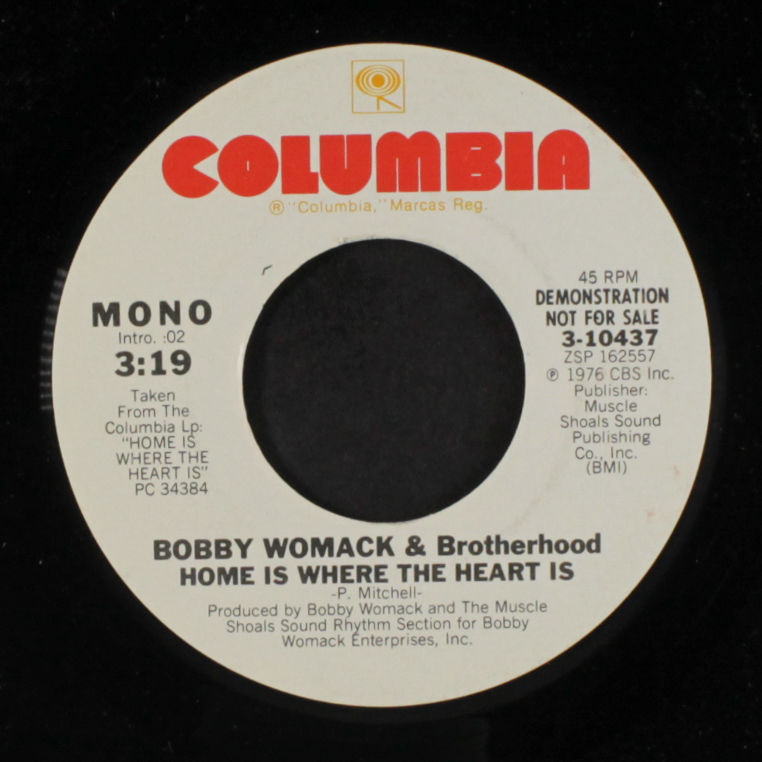 Bobby Womack Home Is Where The Heart Is Vinyl Records and CDs For Sale