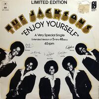 Jacksons - Enjoy Yourself - 12"&nbsp;Picture&nbsp;Sleeve
