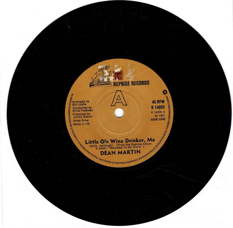 Dean Martin Little Ole Wine Drinker Me
