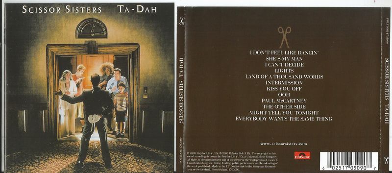 Intermission Scissor Sisters Scissor Sisters Ta-dah Vinyl Records and CDs For Sale | MusicStack