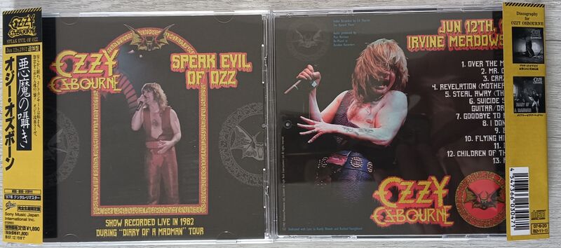 CD＋CD-R！OZZY OSBOURNE/ SPEAK EVIL OF OZZ CD＋CD-R！OZZY OSBOURNE/ SPEAK EVIL OF OZZ OZZY OSBOURNE