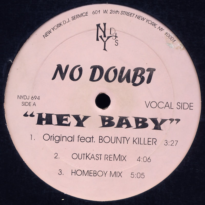 No Doubt Hey Baby Vinyl Records and CDs For Sale MusicStack